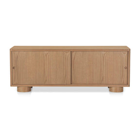 Modern European furniture - Oak Sliding-Door Media Unit - www.oroa.com