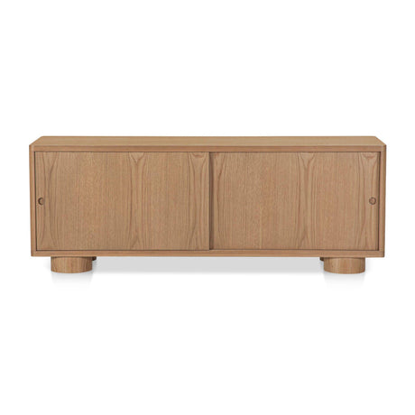 Modern European furniture - Oak Sliding-Door Media Unit - www.oroa.com