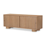 Modern European furniture - Oak Sliding-Door Media Unit - www.oroa.com