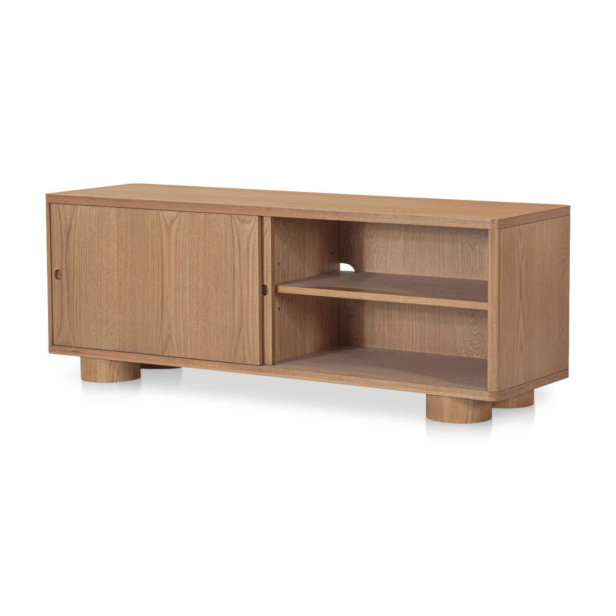 Modern European furniture - Oak Sliding-Door Media Unit - www.oroa.com