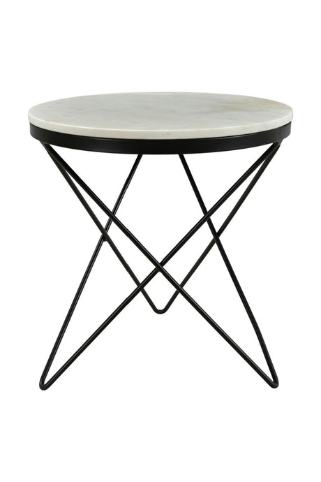 Round Marble Side Table | Novi Living Haley | Oroa.com