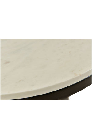 Round Marble Side Table | Novi Living Haley | Oroa.com