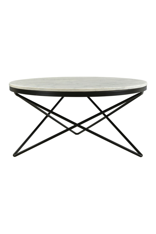 White Marble Coffee Table | Novi Living Haley | Oroa.com