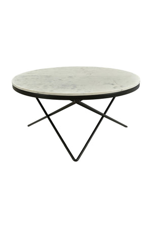 White Marble Coffee Table | Novi Living Haley | Oroa.com