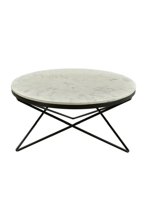 White Marble Coffee Table | Novi Living Haley | Oroa.com