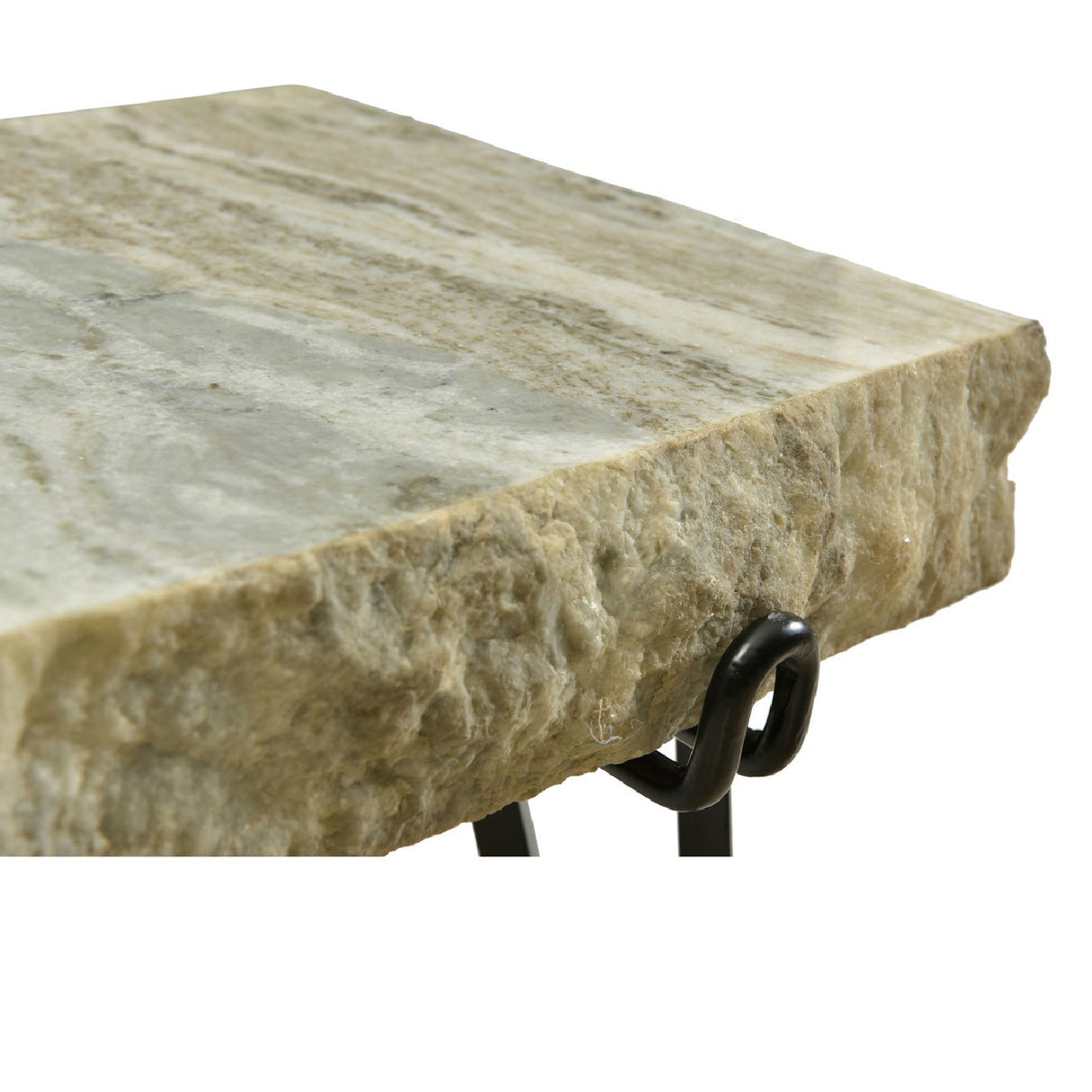 Modern European furniture - Natural Marble Accent Table - www.oroa.com