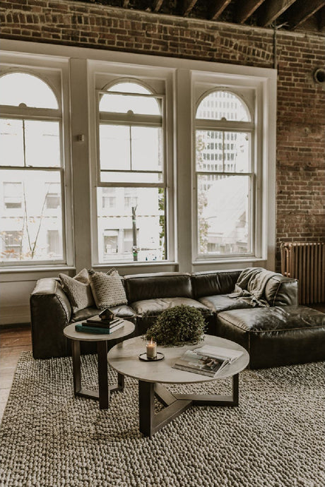 Gray Marble Side Table | Novi Living Jinxx | Oroa.com