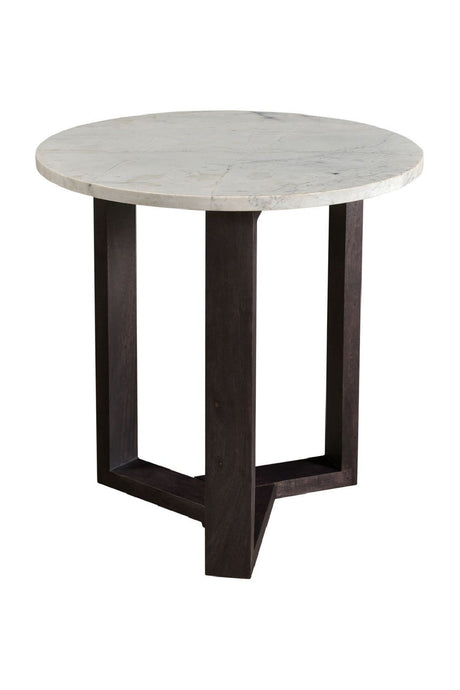 Modern European furniture - Gray Marble Side Table - www.oroa.com