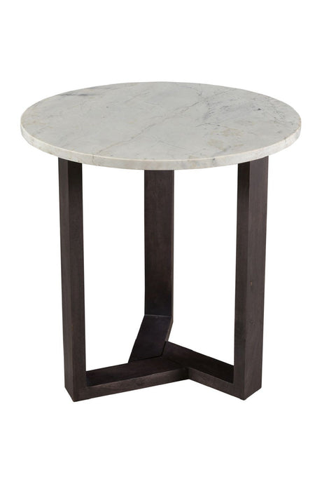 Modern European furniture - Gray Marble Side Table - www.oroa.com
