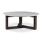 Modern European furniture - Wooden Base Marble Coffee Table - www.oroa.com