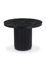 Modern European furniture - Pillar Base Marble Dining Table - www.oroa.com