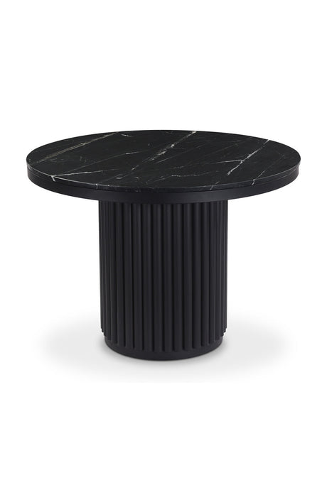 Modern European furniture - Pillar Base Marble Dining Table - www.oroa.com