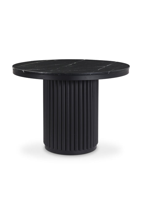 Modern European furniture - Pillar Base Marble Dining Table - www.oroa.com