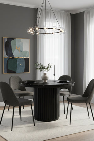 Pillar Base Marble Dining Table | Novi Living Tower | Oroa.com