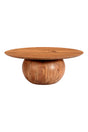 Modern European furniture - Natural Acacia Round Coffee Table - www.oroa.com