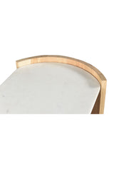 Modern European furniture - White Marble Console Table - www.oroa.com