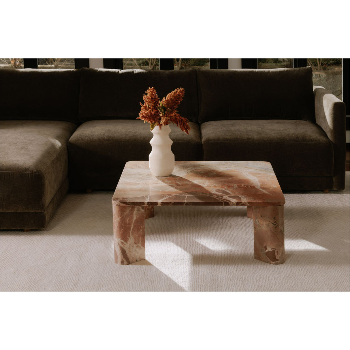 Solid Marble Coffee Table | Novi Living Segment