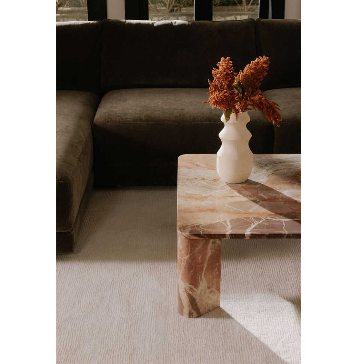 Solid Marble Coffee Table | Novi Living Segment