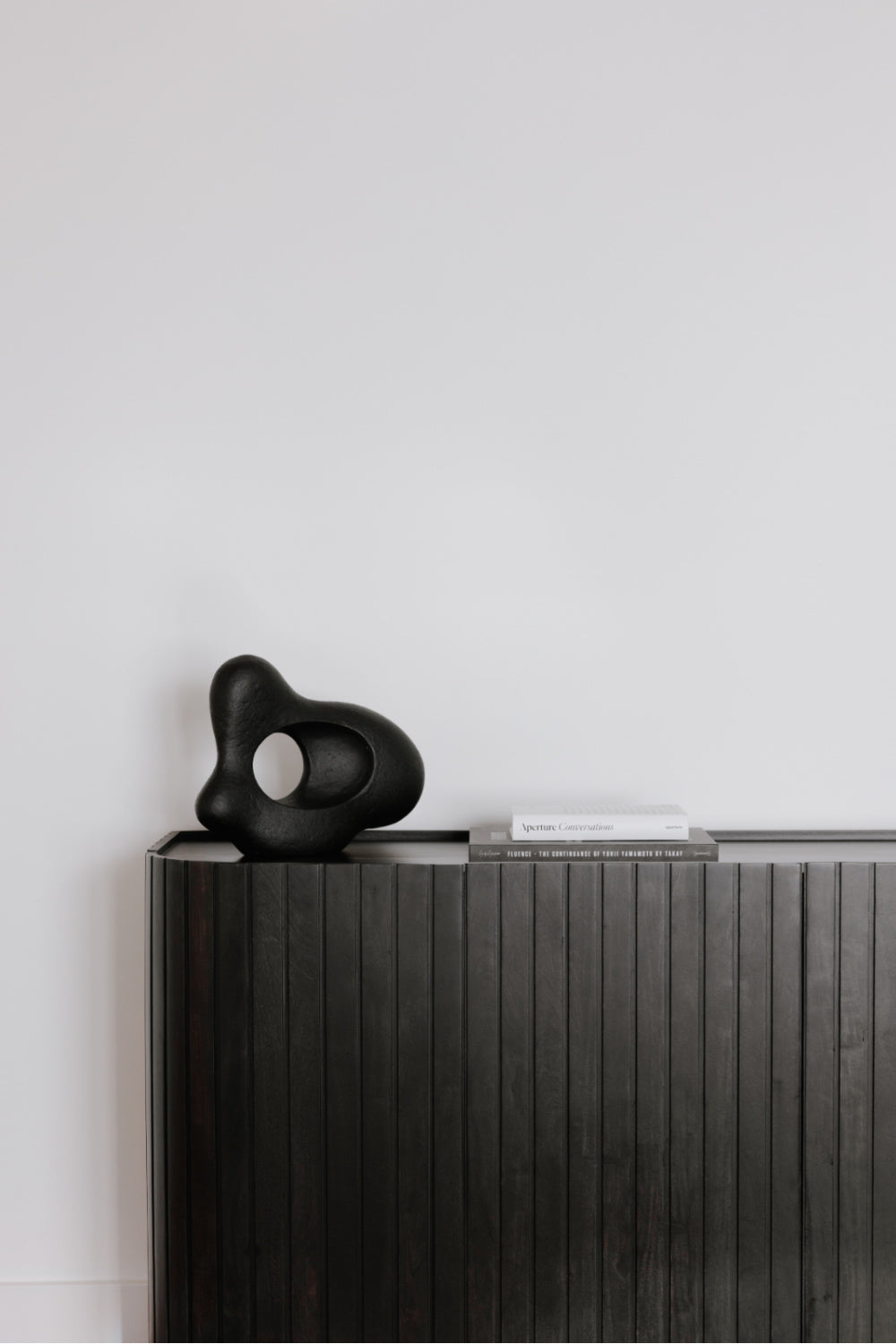 Modern European furniture - Black Acacia 4-Door Sideboard - www.oroa.com