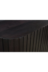 Modern European furniture - Black Acacia 4-Door Sideboard - www.oroa.com