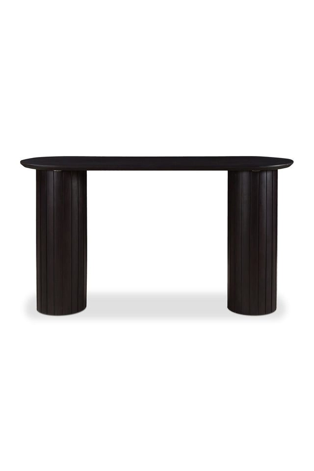 Modern European furniture - Black Acacia Console Table - www.oroa.com