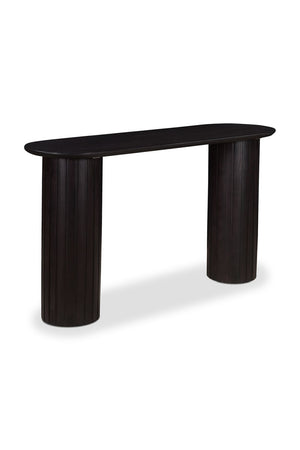 Modern European furniture - Black Acacia Console Table - www.oroa.com