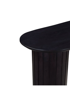 Modern European furniture - Black Acacia Console Table - www.oroa.com