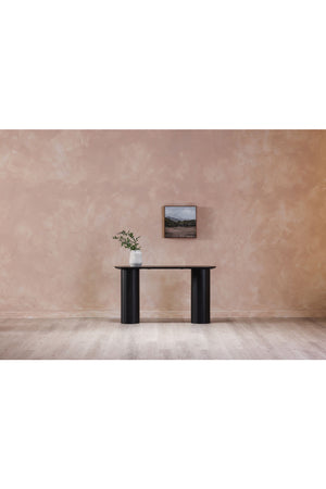 Modern European furniture - Black Acacia Console Table - www.oroa.com