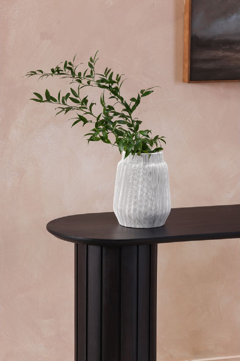 Modern European furniture - Black Acacia Console Table - www.oroa.com