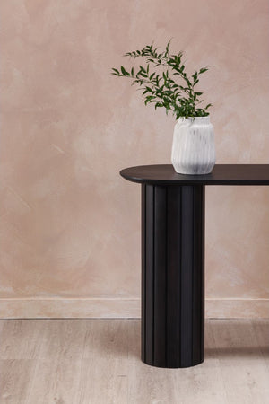 Modern European furniture - Black Acacia Console Table - www.oroa.com