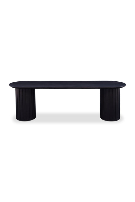Black Acacia Wood Bench | Novi Living Povera | Oroa.com