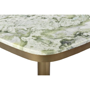 Modern European furniture - Green Onyx Marble Coffee Table - www.oroa.com