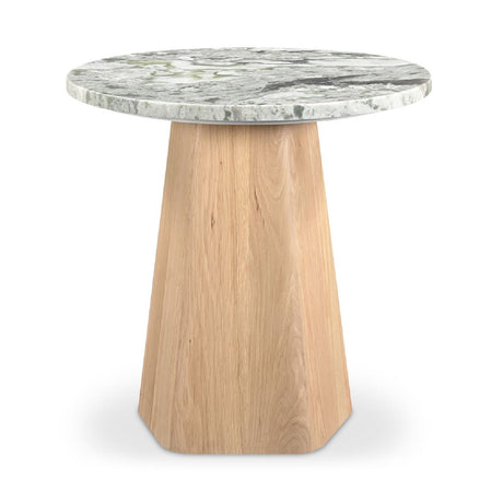 Modern or European furniture - Round Marble Accent Table - www.oroa.com