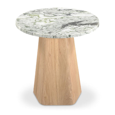 Modern or European furniture - Round Marble Accent Table - www.oroa.com