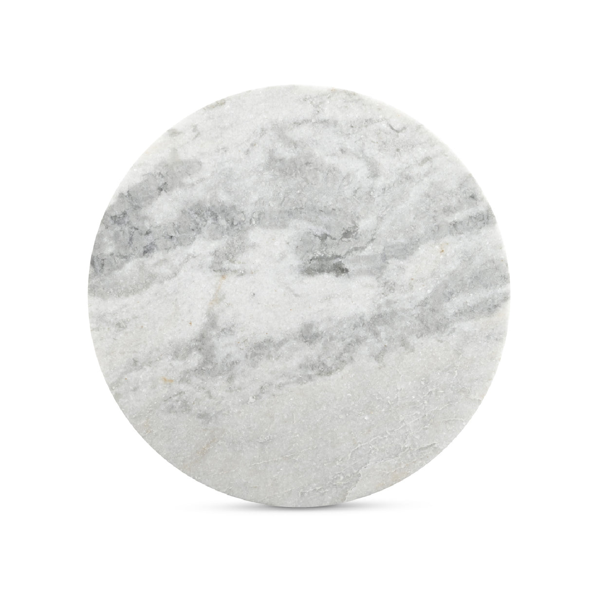 Modern European furniture - Round Gray Marble Accent Table - www.oroa.com