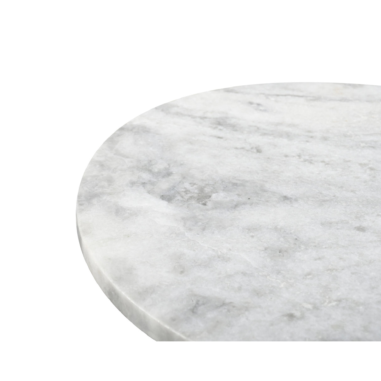 Modern European furniture - Round Gray Marble Accent Table - www.oroa.com
