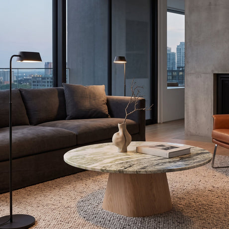 Modern or European furniture - Round Marble Coffee Table - www.oroa.com
