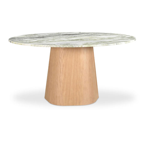 Modern European furniture - Round Onyx Marble Dining Table - www.oroa.com