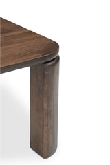 Modern European furniture - Brown Wooden Nesting Coffee Tables (2) - www.oroa.com