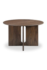 Modern European furniture - Cross-Base Round Dining Table - www.oroa.com