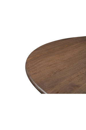 Cross-Base Round Dining Table | Novi Living Stanley