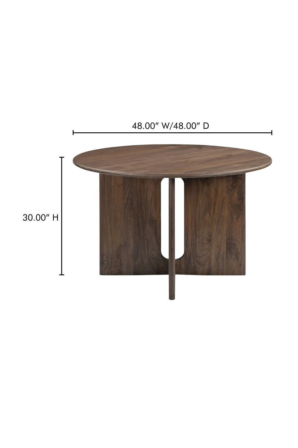 Cross-Base Round Dining Table | Novi Living Stanley