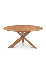 Modern European furniture - Vintage Brown Wooden Dining Table - www.oroa.com