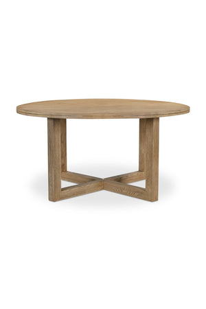 Oak Round Dining Table | Novi Living Joel