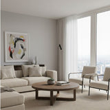 Modern European furniture - Oak Round Coffee Table - www.oroa.com