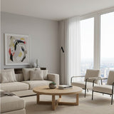 Modern European furniture - Oak Round Coffee Table - www.oroa.com