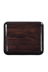 Modern European furniture - 2-Drawer Brown Acacia Nightstand - www.oroa.com