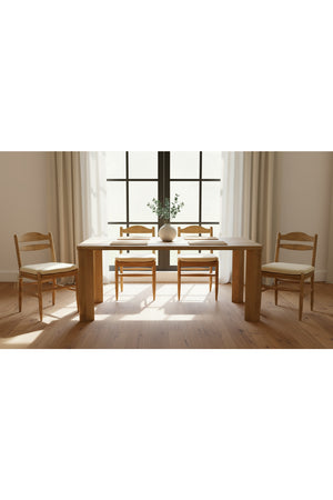 Minimalist Rectangular Dining Table | Novi Living Segment | Oroa.com