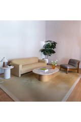 Modern European furniture - Wood Base Marble Coffee Table - www.oroa.com