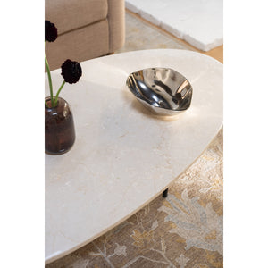 Modern European furniture - Beige Marble Coffee Table - www.oroa.com